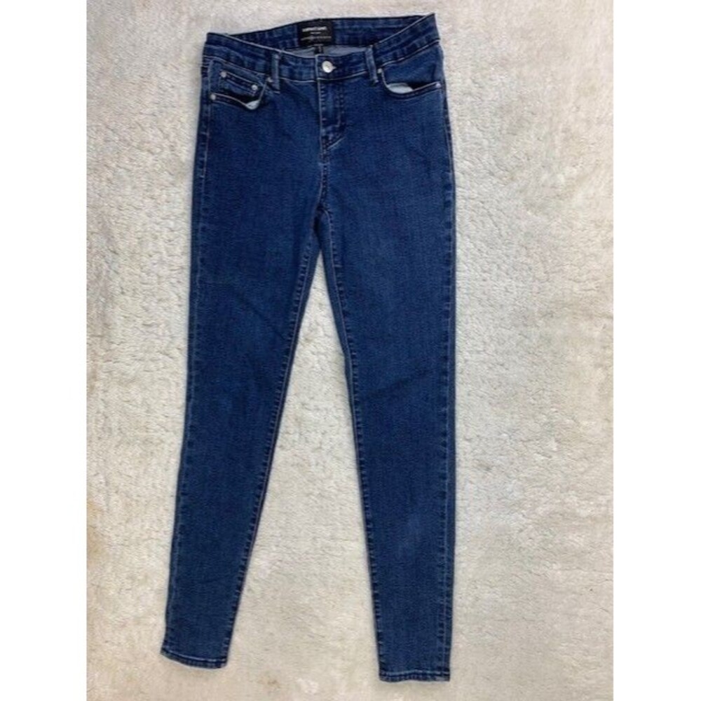 Earnest Sewn Size 26 Womens Jeans Mid Rise Natasha Skinny Stretch Med Wash